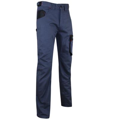 LMA Pantalon bicolore Bleu foncé / noir ETINCELLE 1498 - T38