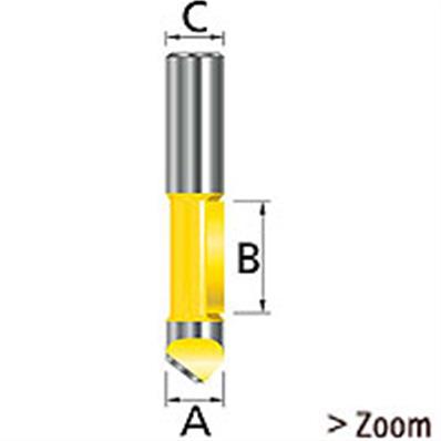 FRAISE A COPIER Q8 D6,35 MAKITA - D-47787