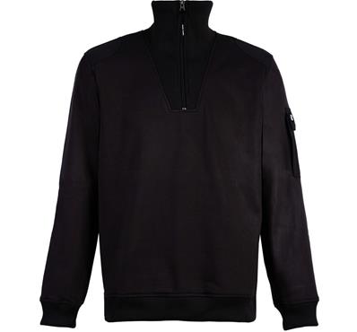NW PULL MAILLE STYLE SWEAT 9665 NOIR - LARGO XXL