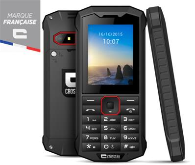 CROSSCALL Téléphone mobile antichocs 64GB PACK PRO SPIDER-X4 NOIR