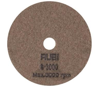DISQUE DIAMANT POLISSAGE PONCAGE A SEC Ø100 MM GR. 3000 RUBI - 62976